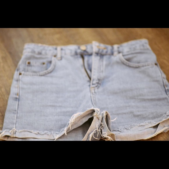 TopShop Moto Girlfriend shorts - Picture 5 of 6