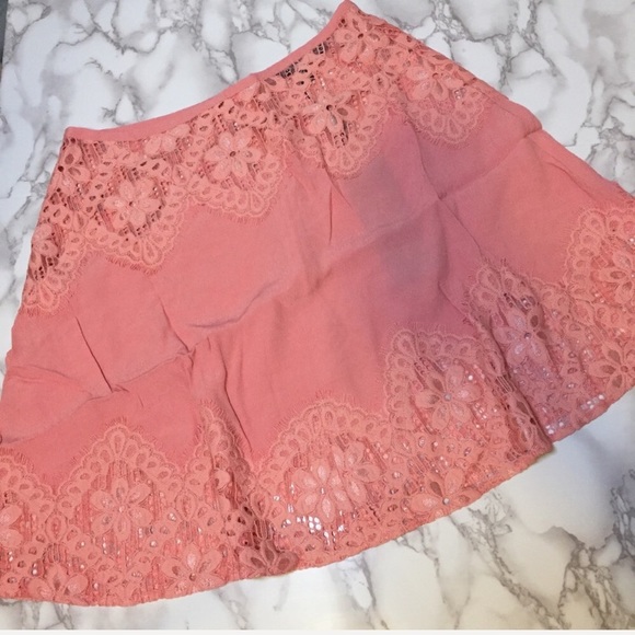 LOWEST PRICE! For Love & Lemons lace detail skirt - Picture 3 of 4