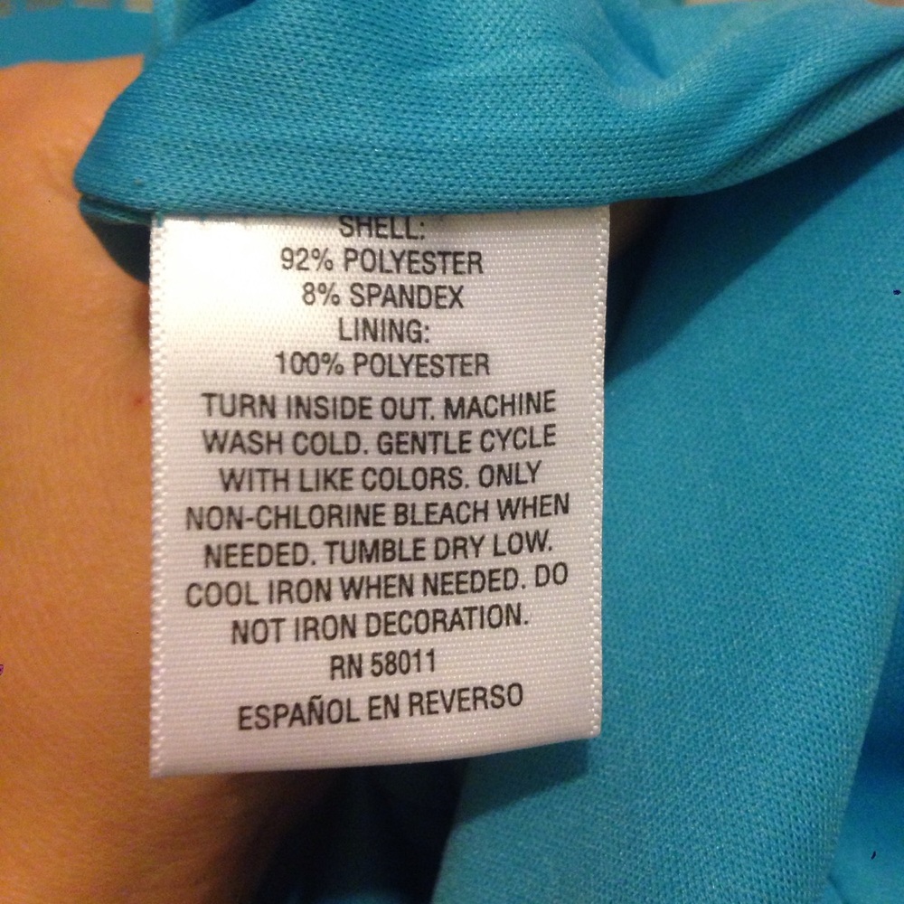 Thalía Sodi dress - turquoise and gold. - Picture 5 of 5
