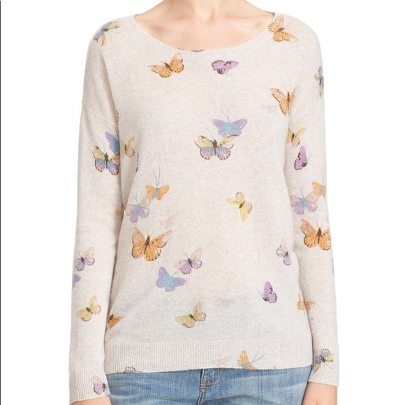 Joie Eloisa Cashmere Butterfly Sweater 