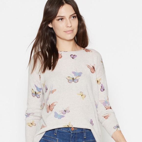 Joie Eloisa Cashmere Butterfly Sweater 