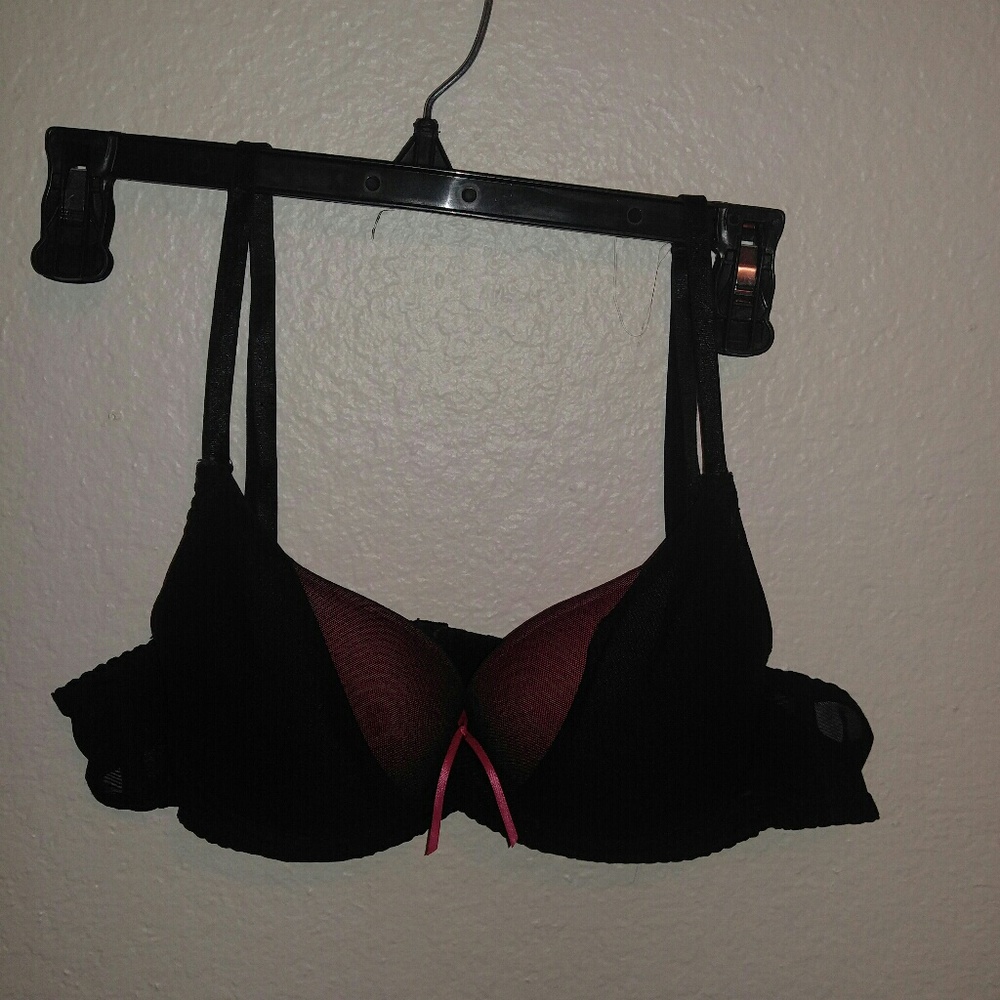 Sexy Black Mesh Extra Push Up Bra