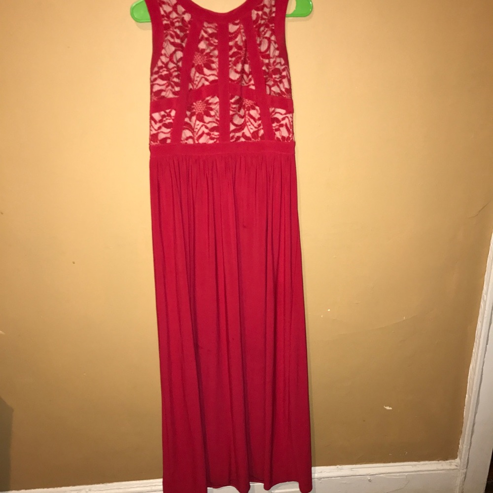 Red gown dress