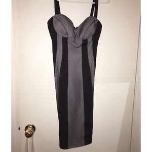 Black and Grey dress
