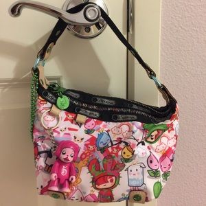 Tokidoki LeSportsac purse & Dalek Qee keychain