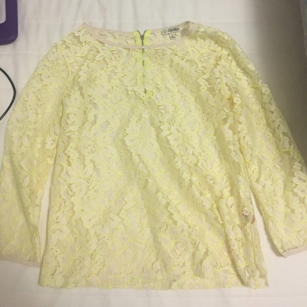 See through floral longsleeves