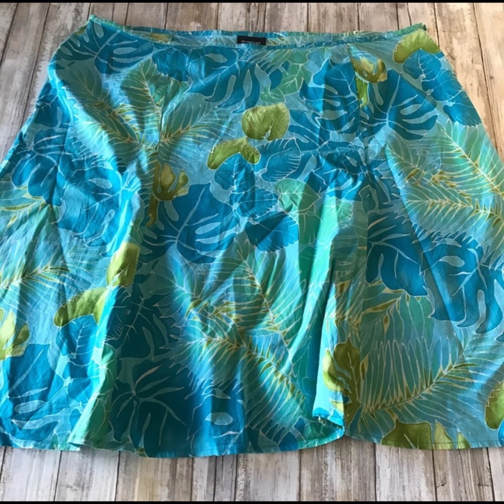 Avenue Tropical Skirt Plus Size 24