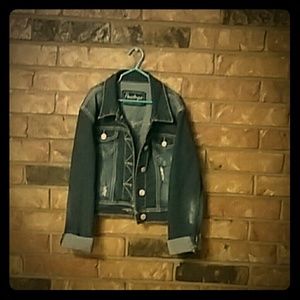 Jean jacket size junior medium