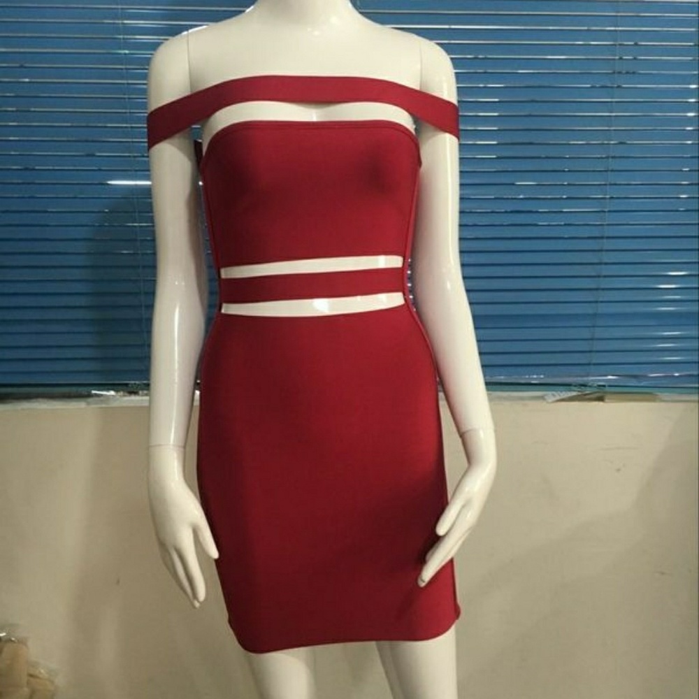 Brand New Bandage Red Dress