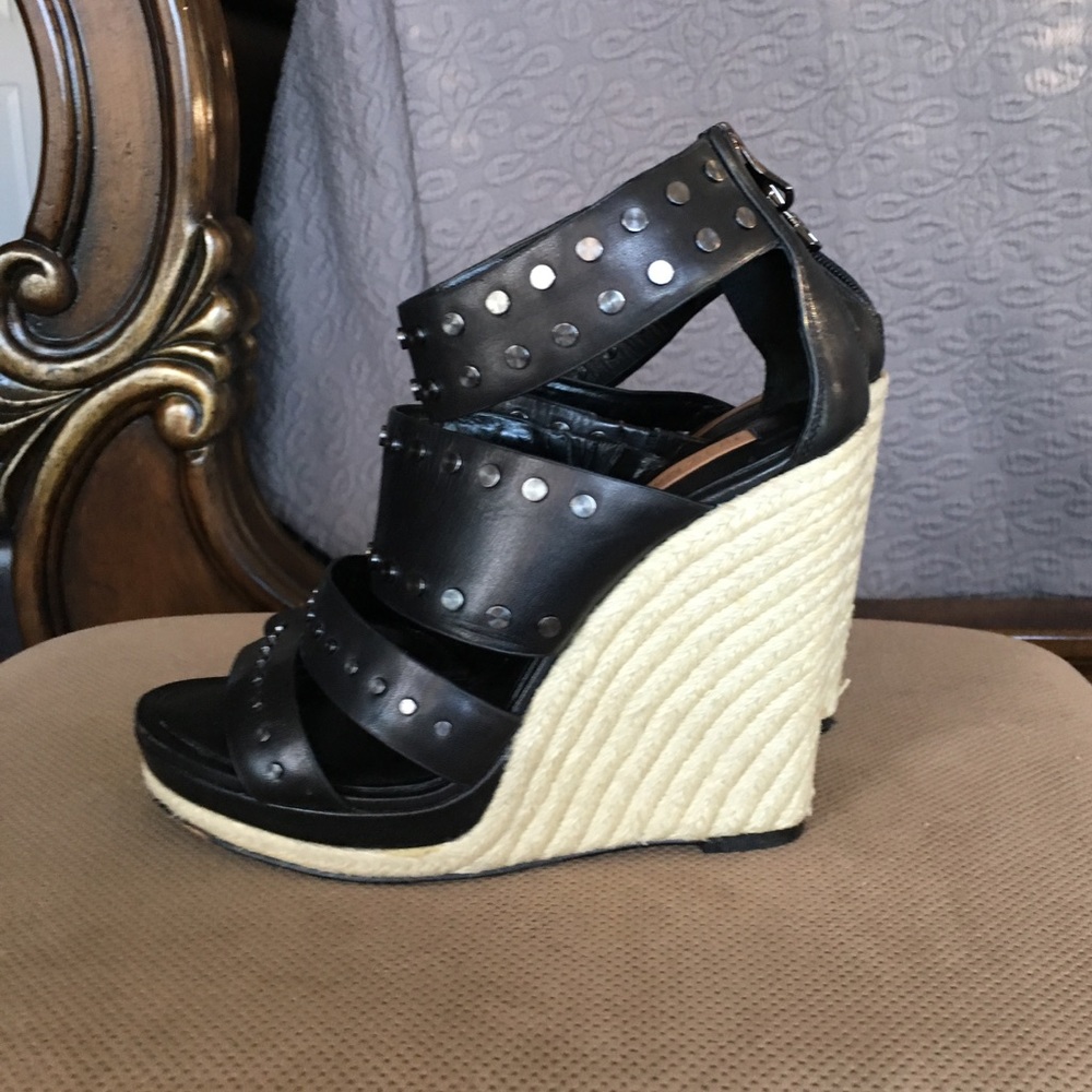 BCBG Studded Wedges - Picture 6 of 9