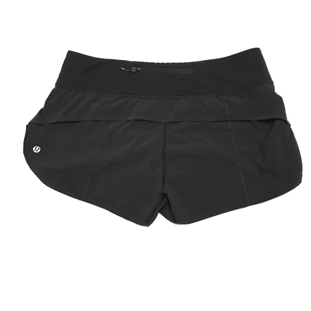 Lululemon black size 8 speed short
