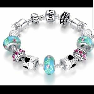 Sterling Silver Charm Bracelet