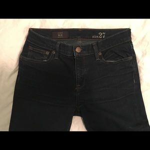 Dark blue boot cut j crew size 27 jeans