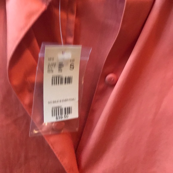 Button down orange top - Picture 2 of 3