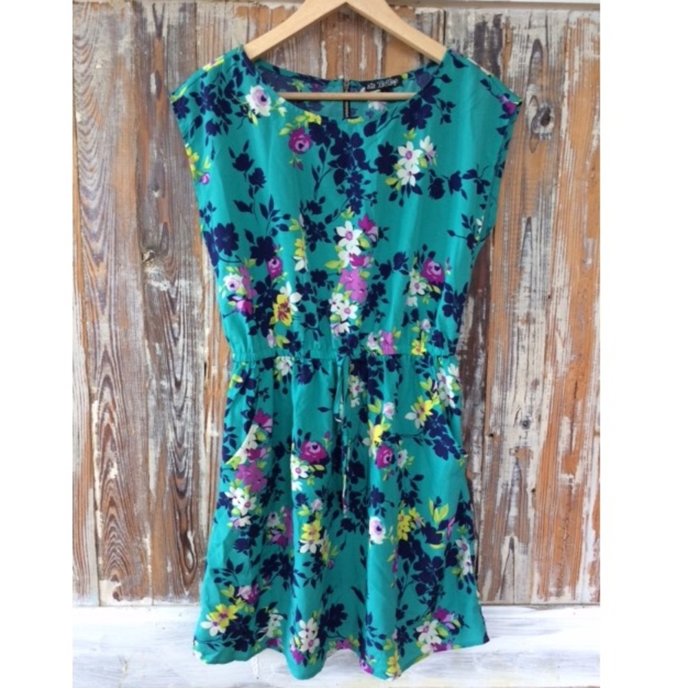 Blue Floral Dress