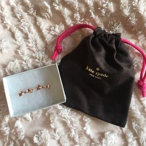 Kate spade rose gold earrings