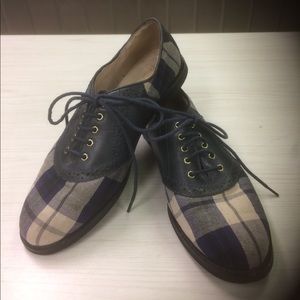 Bass Rachel Antonoff   Plaid Oxfords