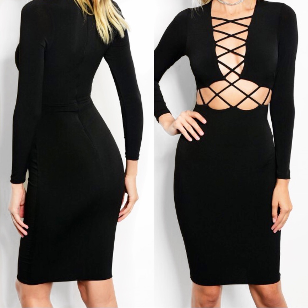 🖤Lace Up Dress🖤