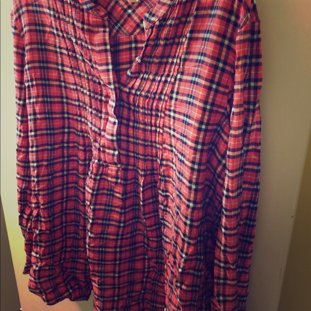 Gap Maternity flannel tunic XL
