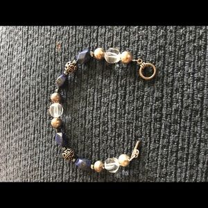 6 different colored stone bracelets see all 6 pics