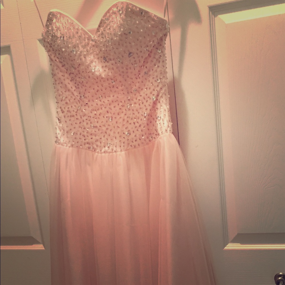 Pretty in pink gown