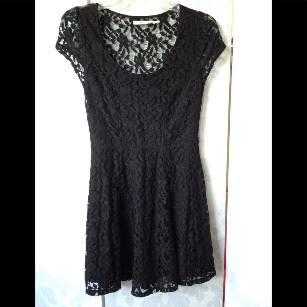 Black lace Kimchi Blue dress