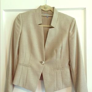 Antonio Melanin Taupe Textured Blazer