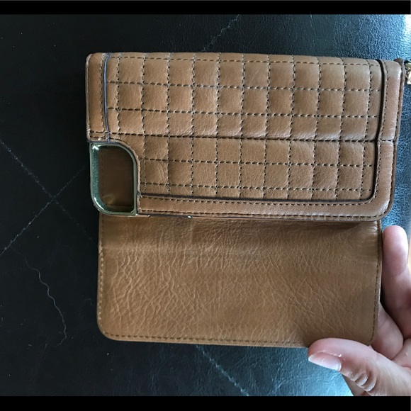 iPhone 6 leather wallet case wristlet - Picture 3 of 4