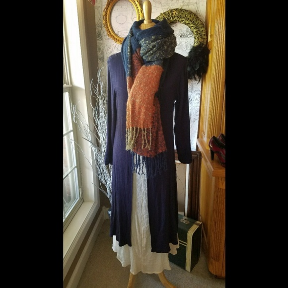 Dresses & Skirts - Navy & Vanilla Gauzey Layer