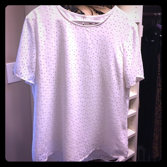 Blouse triangle cut out - lined - Picture 1 of 4