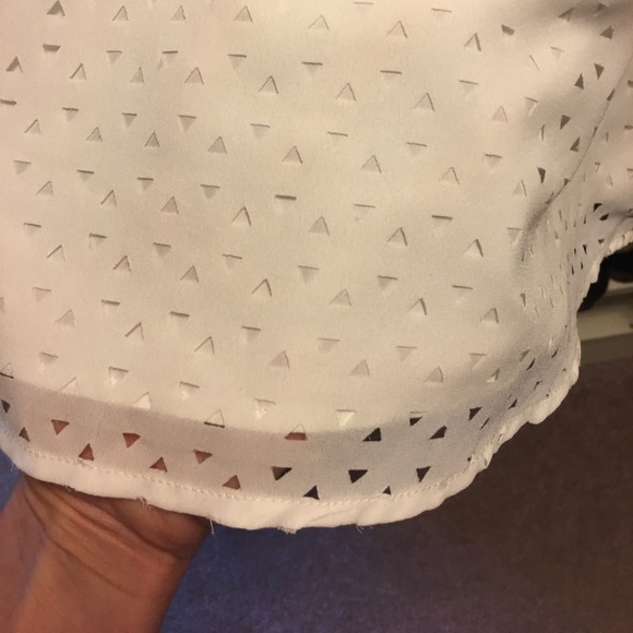 Blouse triangle cut out - lined - Picture 3 of 4