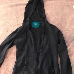WOMENS XS NAVY ZIP UP