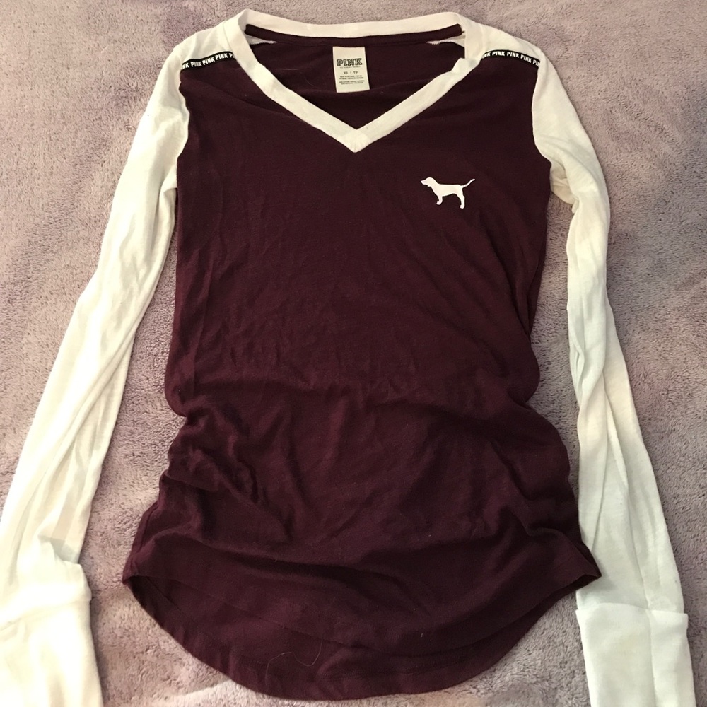 VS PINK LONG SLEEVE XS