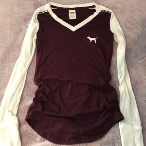 VS PINK LONG SLEEVE XS