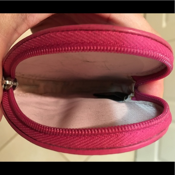 Pink Coach heart shaped coin purse - Picture 2 of 2