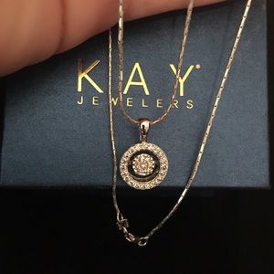 Diamonds in Rhythm 3/4ct Necklace 14kt white gold