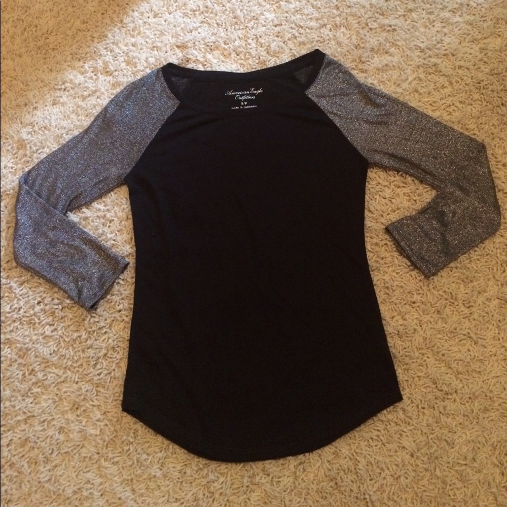 American Eagle baseball tee