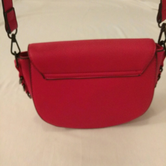 NWOT Edgy Red Leather Purse😎 - Picture 5 of 7