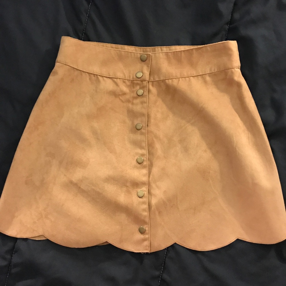Forever 21 button up mini skirt