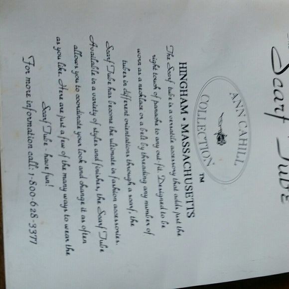 VINTAGE Scarf Tube - Picture 8 of 8