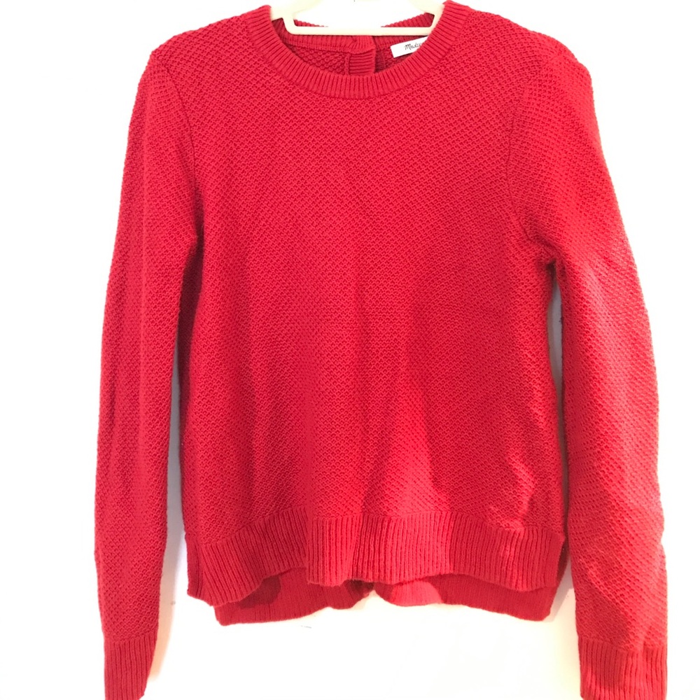 Madewell button sweater