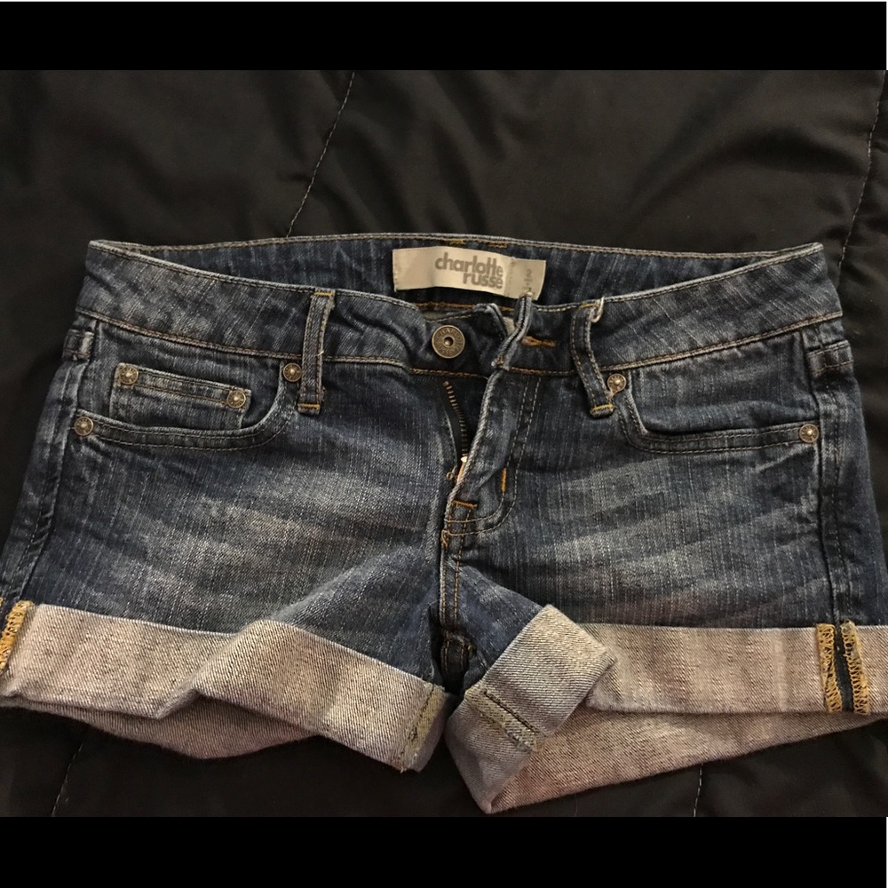 Charlotte Russe Jean shorts size 2