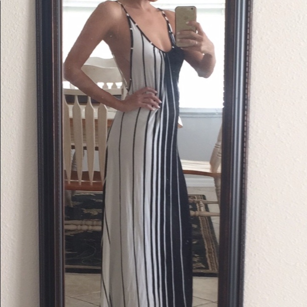 Low back maxi dress