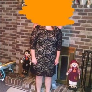 Fancy Black Lace Dress