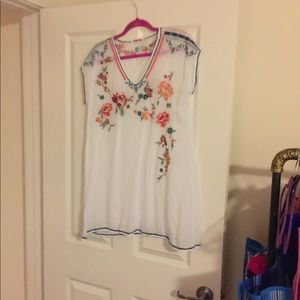 Johnny Was tunic preloved excellent condition