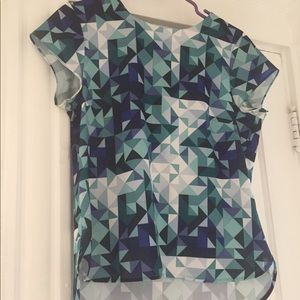 H&M geometric blouse