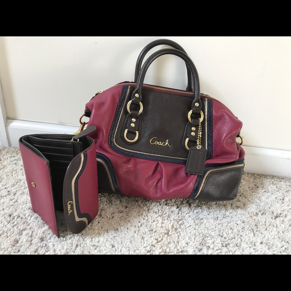 Coach bag and wallet