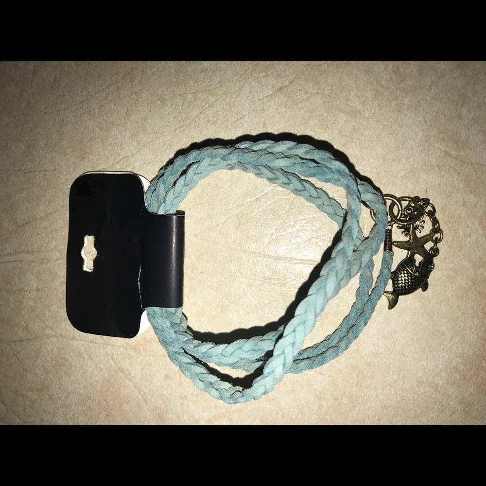 Braided wrap bracelet.