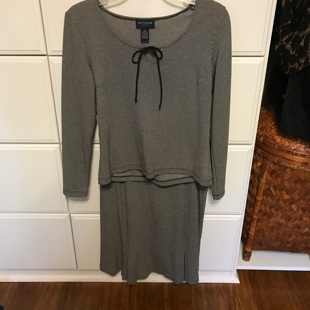 Ann Taylor Two Piece peplum pencil skirt/top