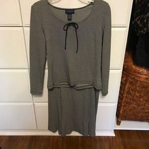 Ann Taylor Two Piece peplum pencil skirt/top